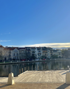 Claisebrook Cove waterfront in East Perth